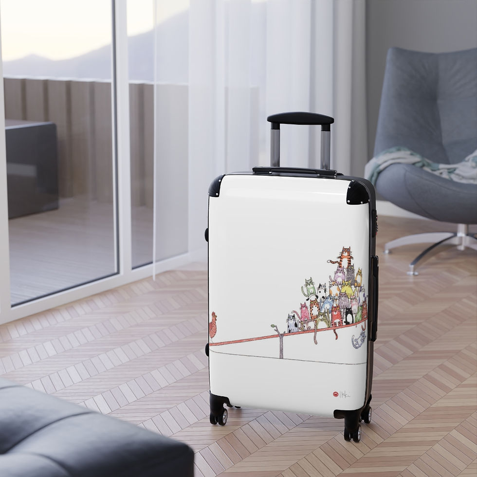 Thumbnail: Cats 22 by Ikki Matsumoto Cabin Suitcase
