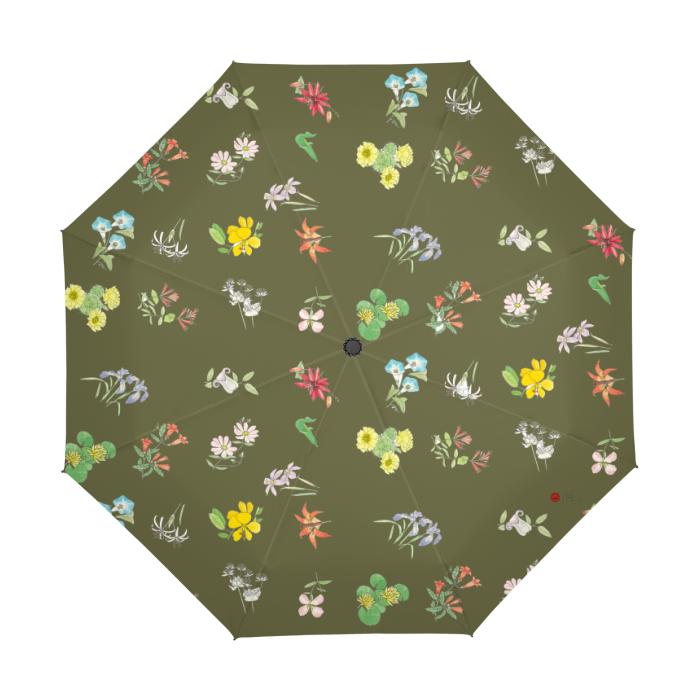 Thumbnail: Florida Wild Flowers by Ikki Matsumoto Automatic Umbrella