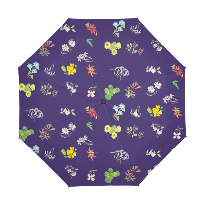 Thumbnail: Florida Wild Flowers by Ikki Matsumoto Automatic Umbrella