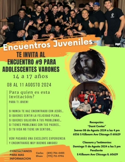 Encuentro adolescentes hombres