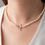 Thumbnail: Freshwater pearl heart chocker