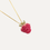Thumbnail: Pretty Pearls Hand Beaded Strawberry Necklace