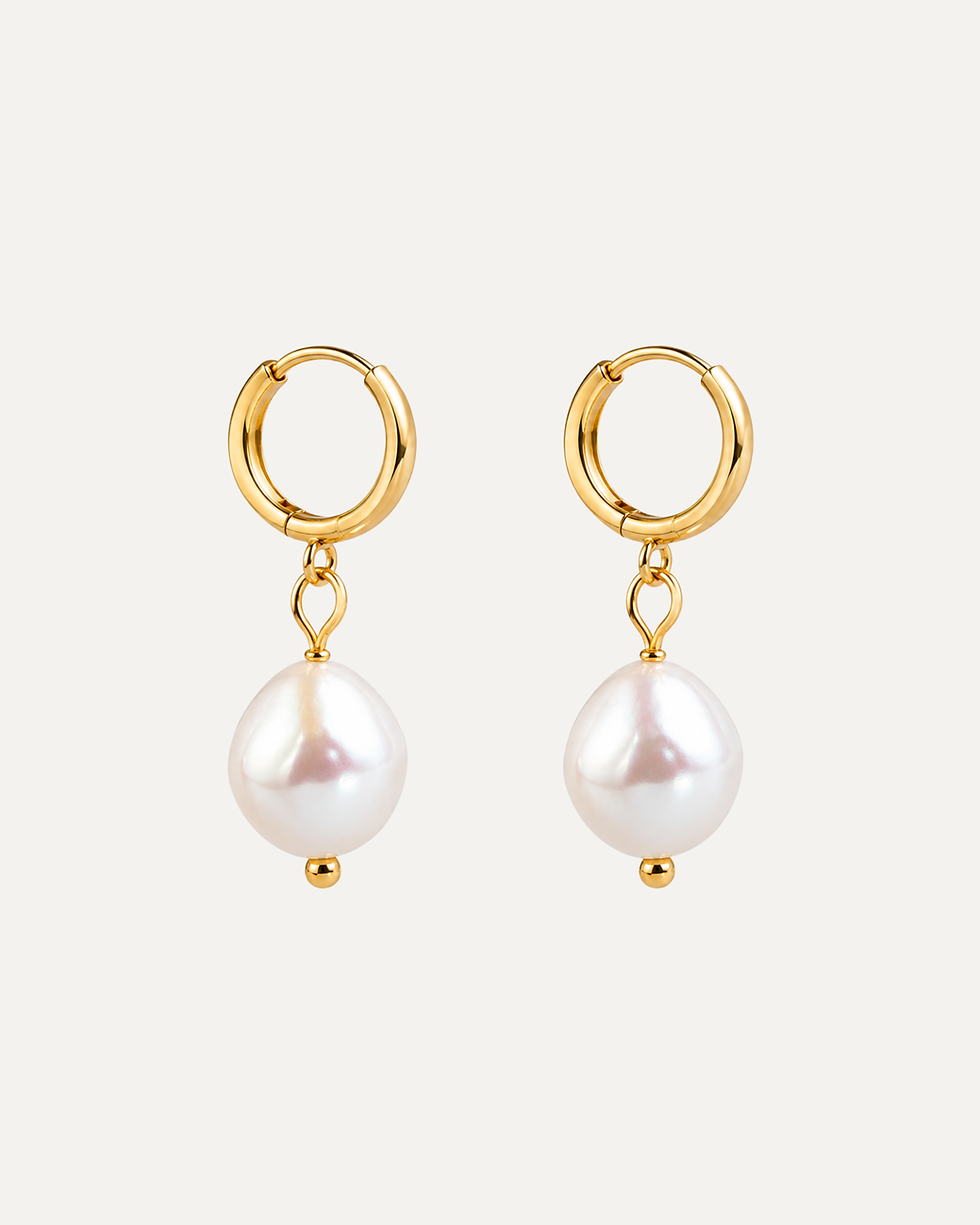 Pretty Pearls Baroque Pearl Earrings