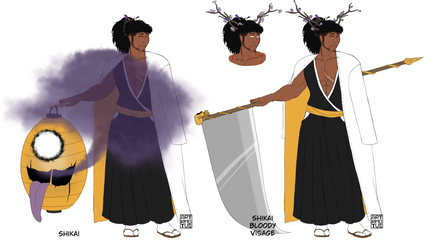 Saitani Tsuji's Shikai Forms