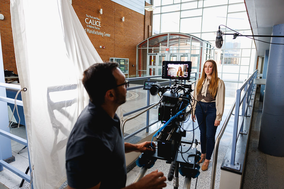 On a commercial set with our ARRI Camera System filming talent