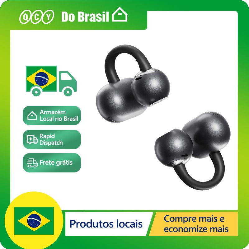 QCY CT06 Clip On Earbuds Crossky C50 Open Ear Wireless Bluetooth 6.0 Headphones