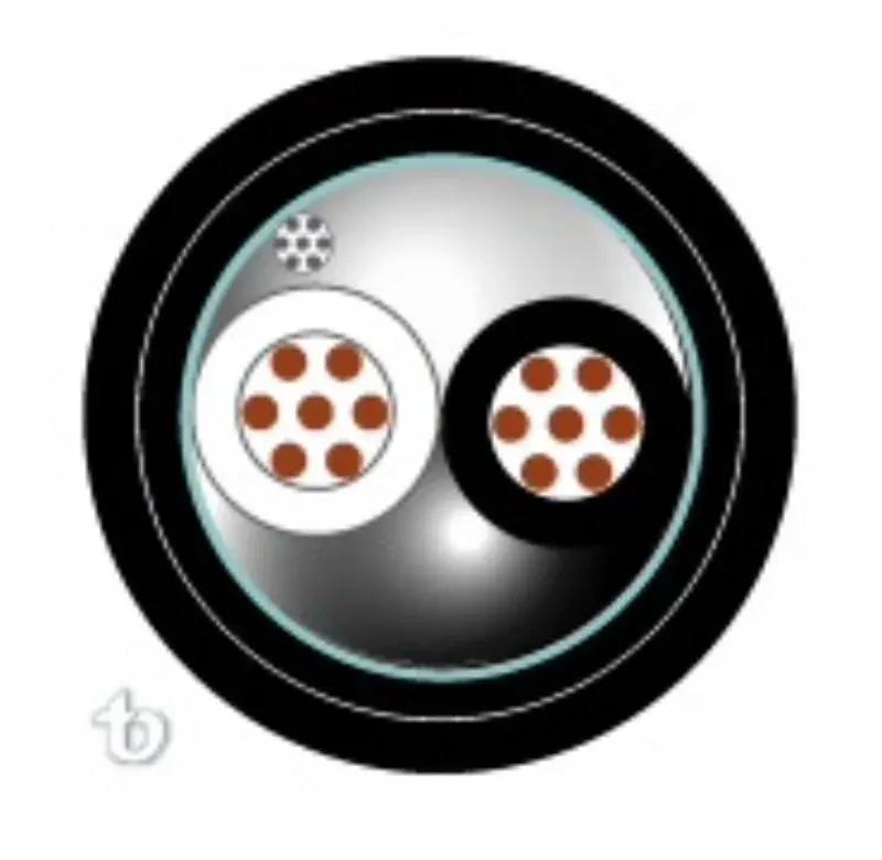 8N6H001101 Teldor | Cable de Instrumentación 1x2x16 AWG SWA | Con Armadura | Apantallado | 300V | 105º | Negro