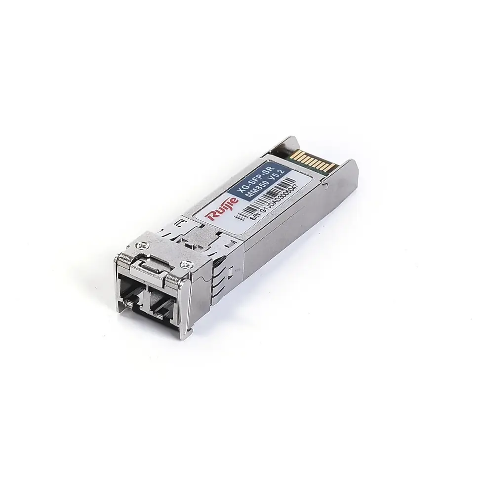 Vista lateral del Transceptor RUIJIE XG-SFP-SR-MM850 | MINI-GBIC SFP+ 10GB Multimodo | 300Mts