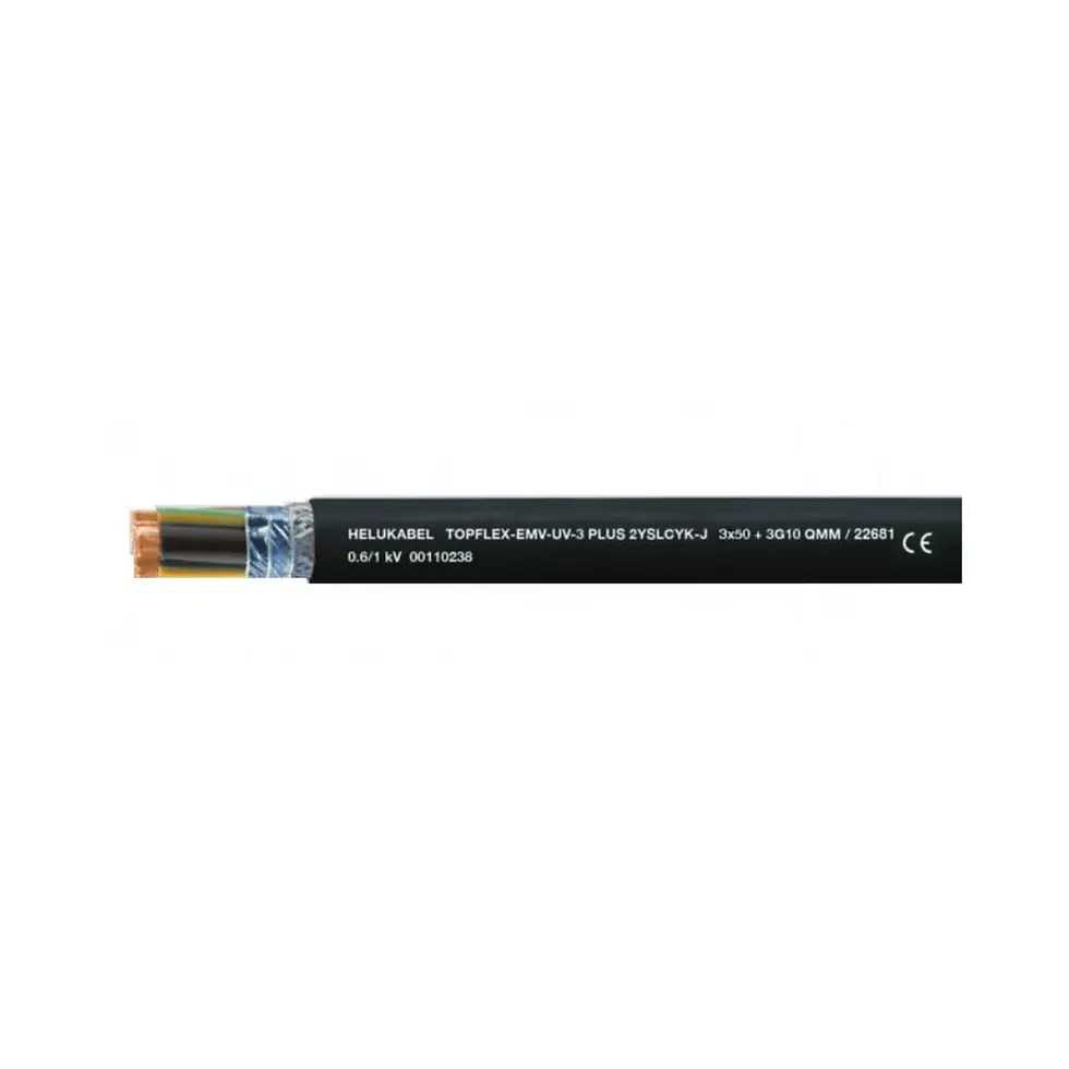 Vista Exterior Cable VFD 3x4 AWG + 3x12 AWG | HELUKABEL 22679