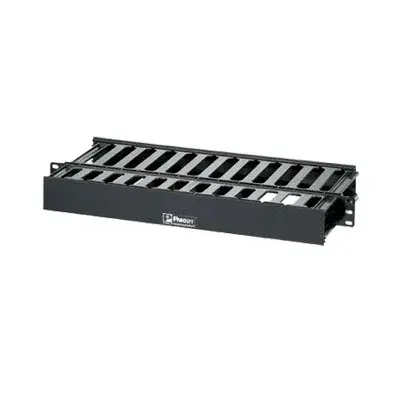 Vista lateral del Organizador de Cables Horizontal Panduit WMPSE PatchLink Doble (Frontal-Posterior) 19"