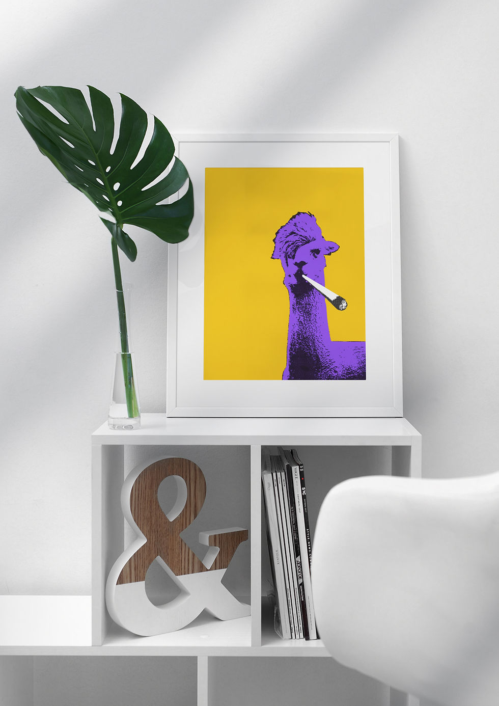 Thumbnail: Cheeky Llama Print