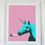 Thumbnail: Cheeky Unicorn Print
