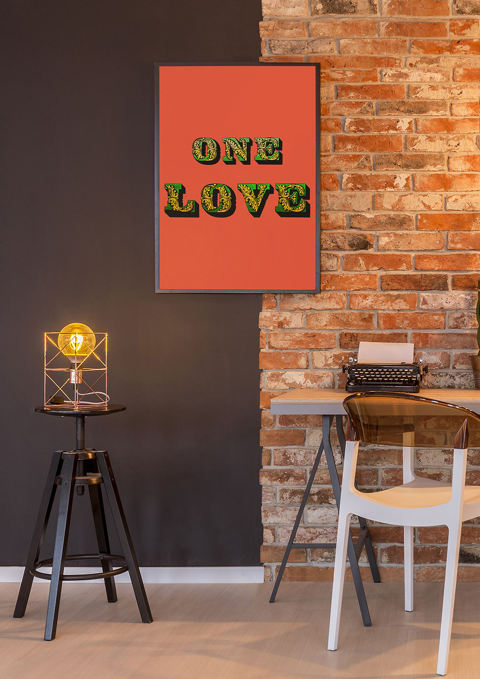 Thumbnail: One Love - Jamaican print