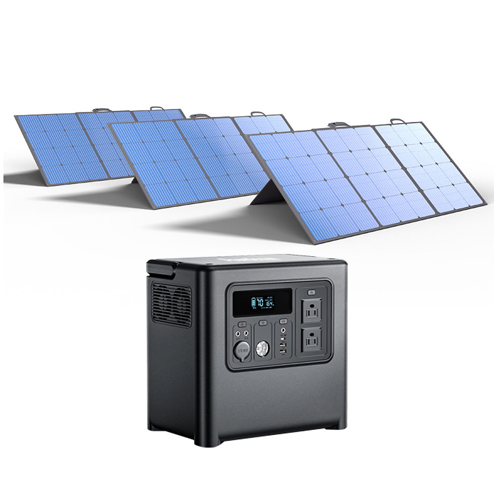 Thumbnail: LifePO4 1200W Solar Portable Power Station
