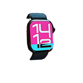 Young man with Apple Watch 10 on his wri