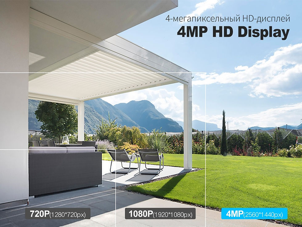 Thumbnail: 4 MP PTZ 360 Degree Pan 4 CH Wireless Cameras (4 Pack) w/NVR and Solar Panels