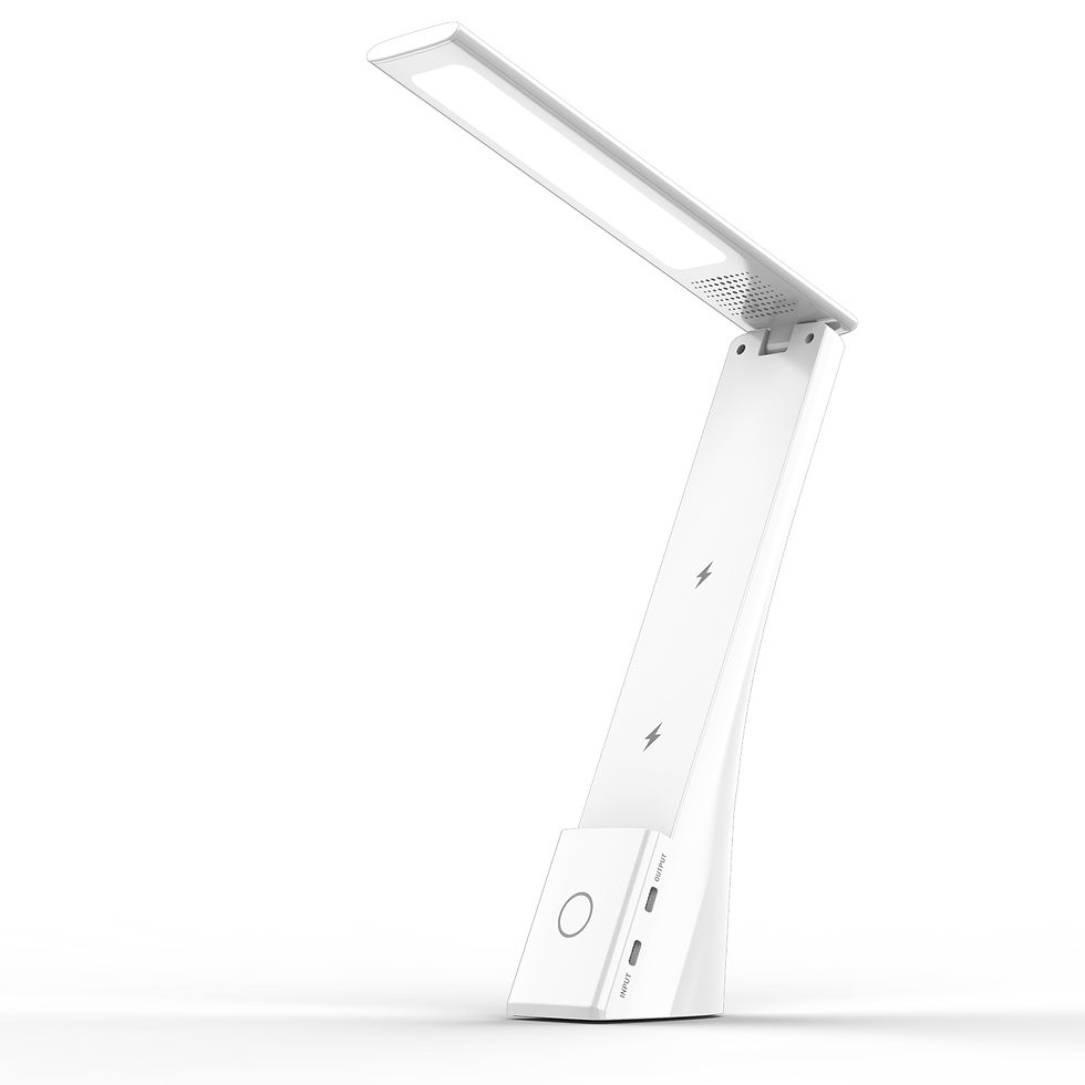 Thumbnail: 3 in 1 LED 15W Lamp With QI Wireless Phone Charger