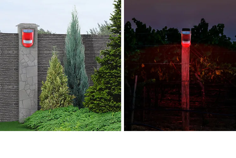 Thumbnail: Solar Charged Motion-Activated Outdoor Alarm Lamp