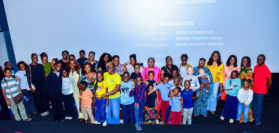 Group of attendees at the BFF Lifestyle x Tribe Nation Light of the World Watch Party