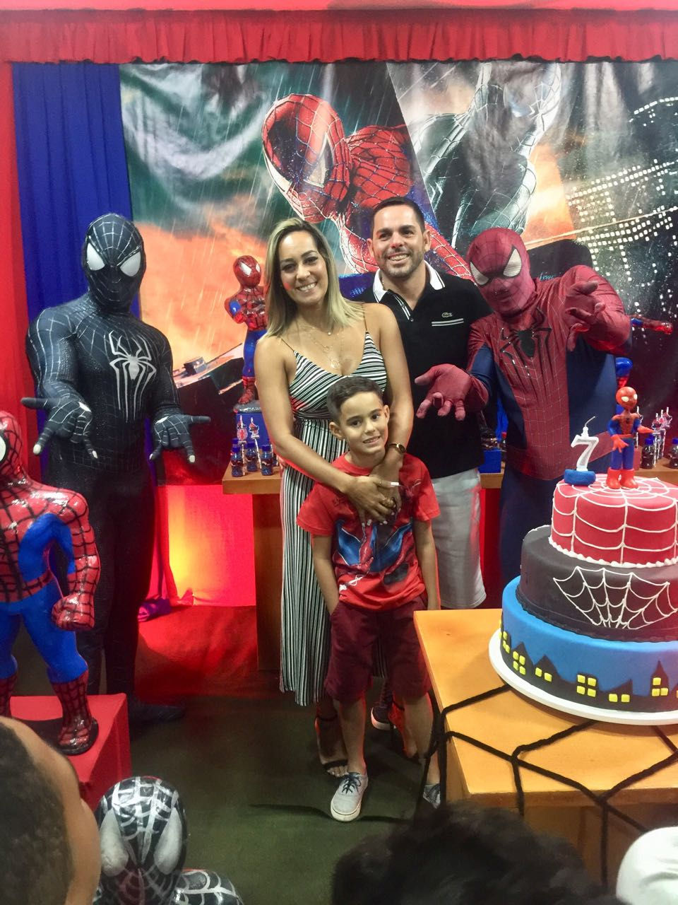 Homem Aranha na festa