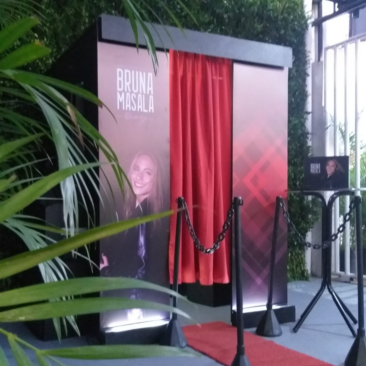 Cabine fotografica personalizada.
