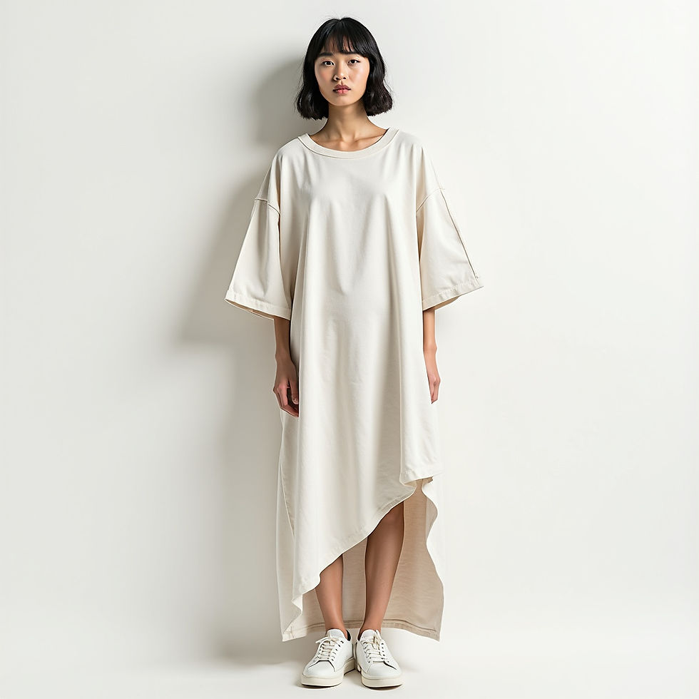 Reconstructed T-Shirt Dress