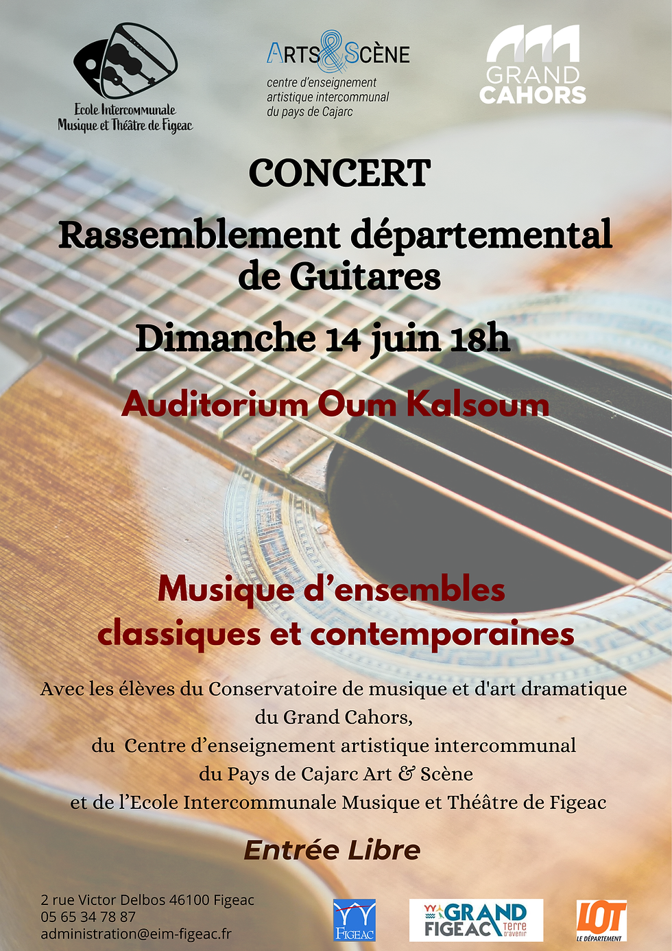 RASSEMBLEMENT DEPARTEMENTALE DE GUITARE