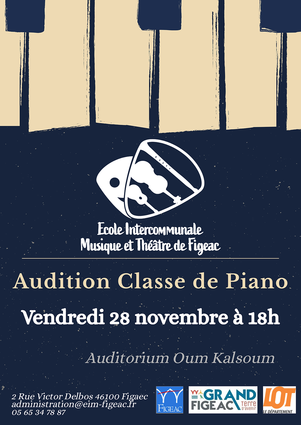 Audition Classe de Piano