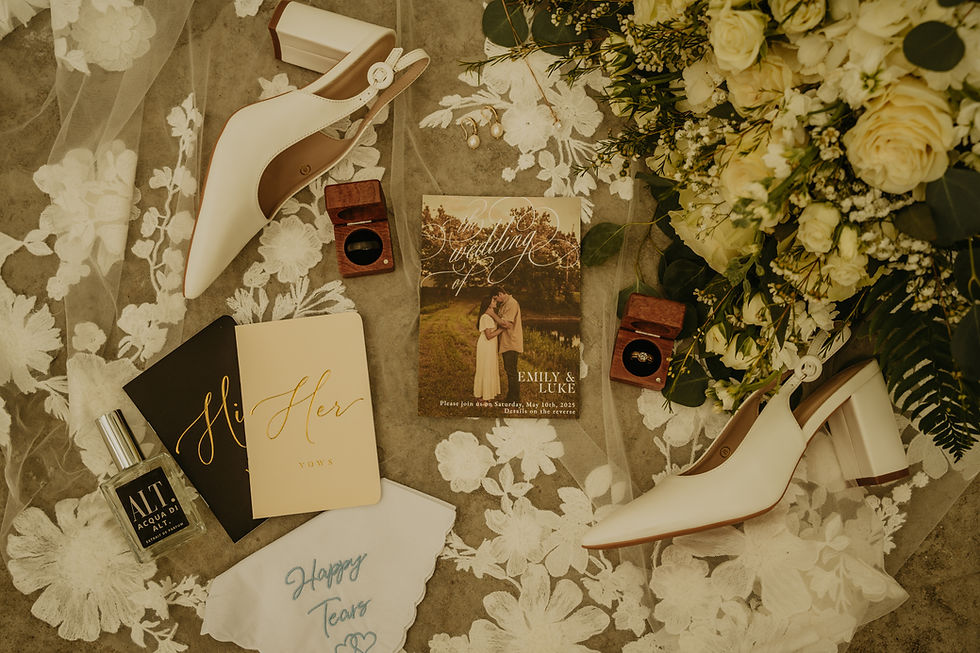 Wedding guest invitation and RSVP wedding Hope Springs Farm Springfield MO