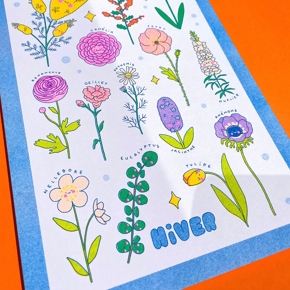 Miniature : Calendrier des fleurs de saison