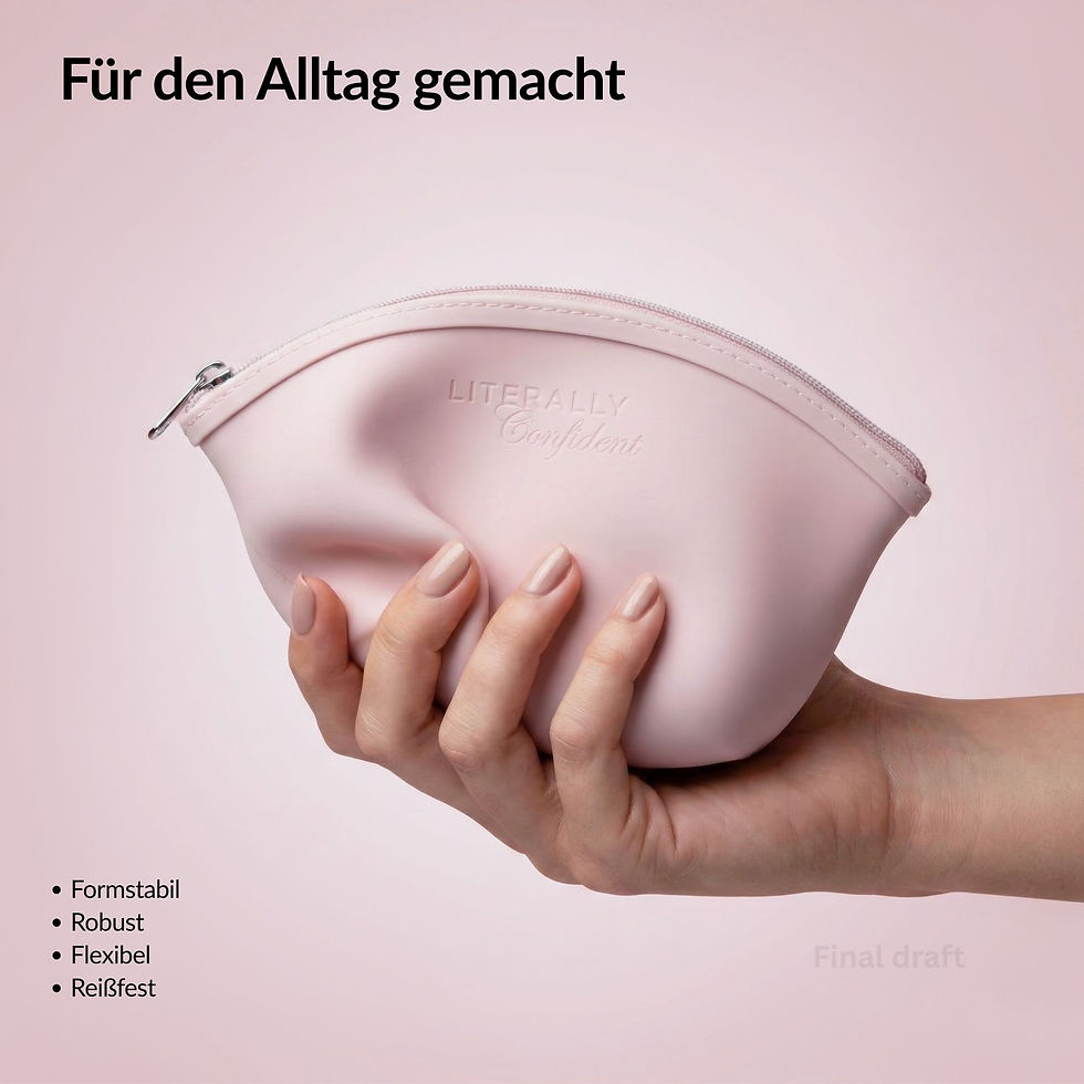 Miniaturbild: Eleganter Silikon-Kosmetikbeutel