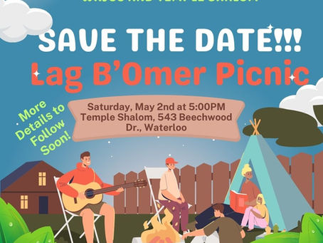 Save the Date: Lag B'Omer