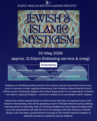 Jewish & Islamic Mysticism Lifelong Learning Lecture