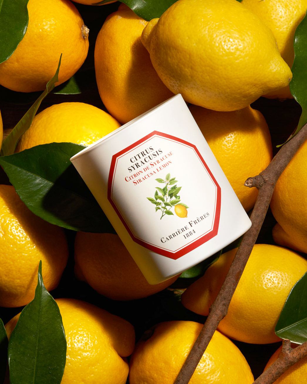 SCENTED CANDLE 185G SIRACUSA LEMON