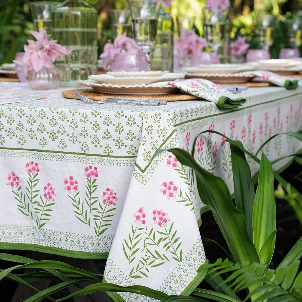 Phlox Pink Tablecloth 90 Round
