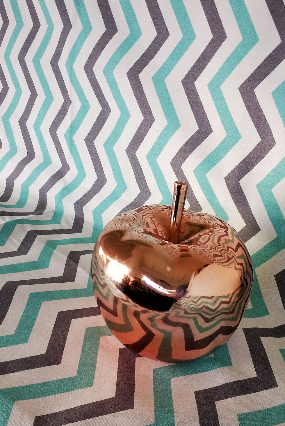 Deco manzana cobre
