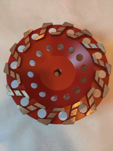 S Segment Cup Wheel Premium, Red - 7