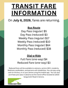Bus fares are set to return on July 6, 2026