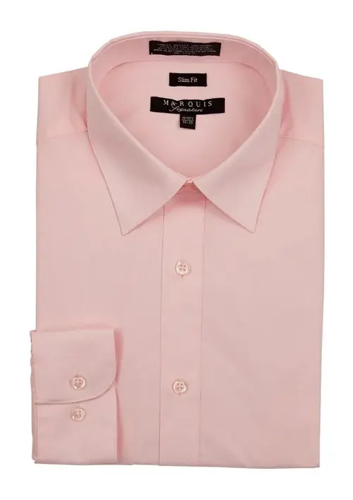 Thumbnail: Solid Slim Fit Dress Shirts