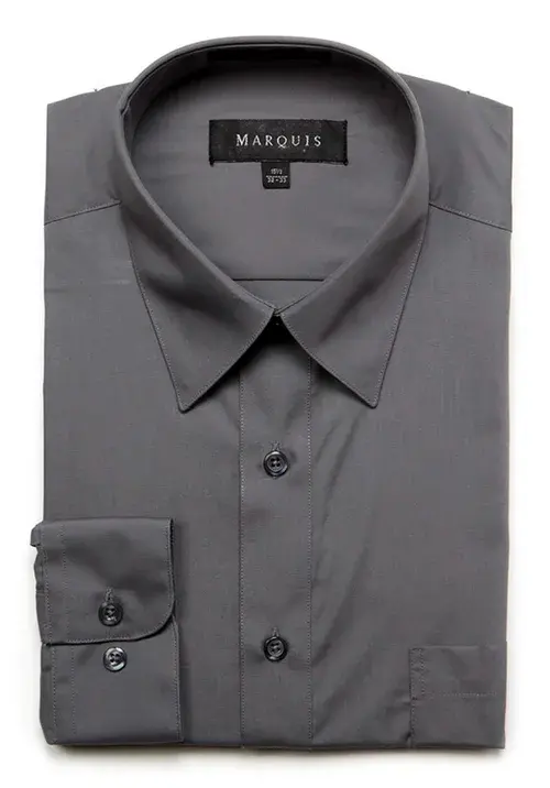 Thumbnail: Ramani's Solid Classic Fit Dress Shirts