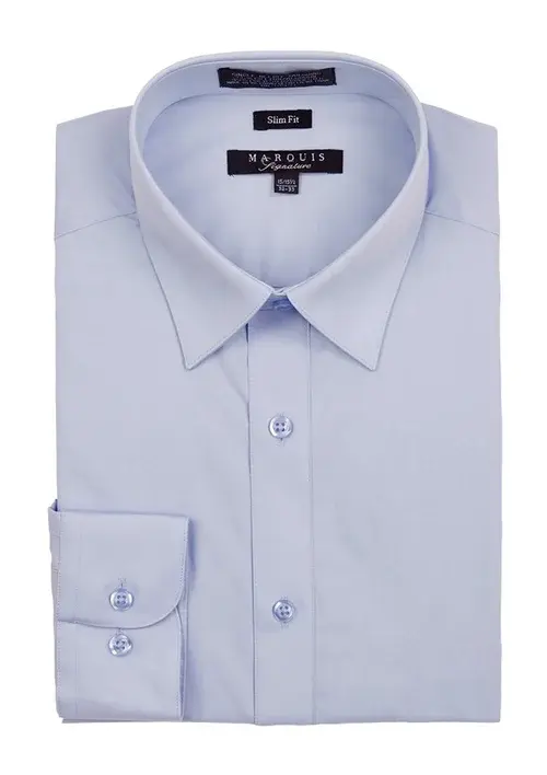 Thumbnail: Solid Slim Fit Dress Shirts