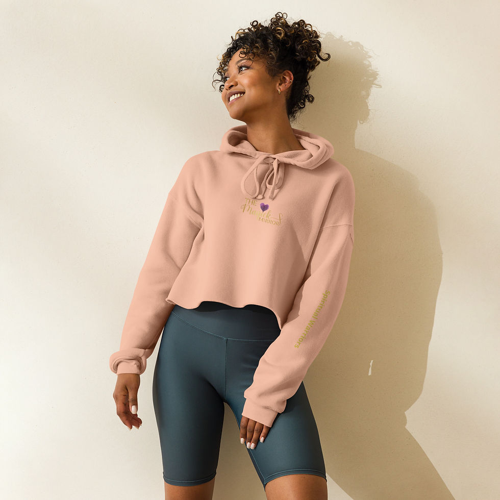 Thumbnail: Magick Mirror Crop Hoodie- Spiritual Warriors