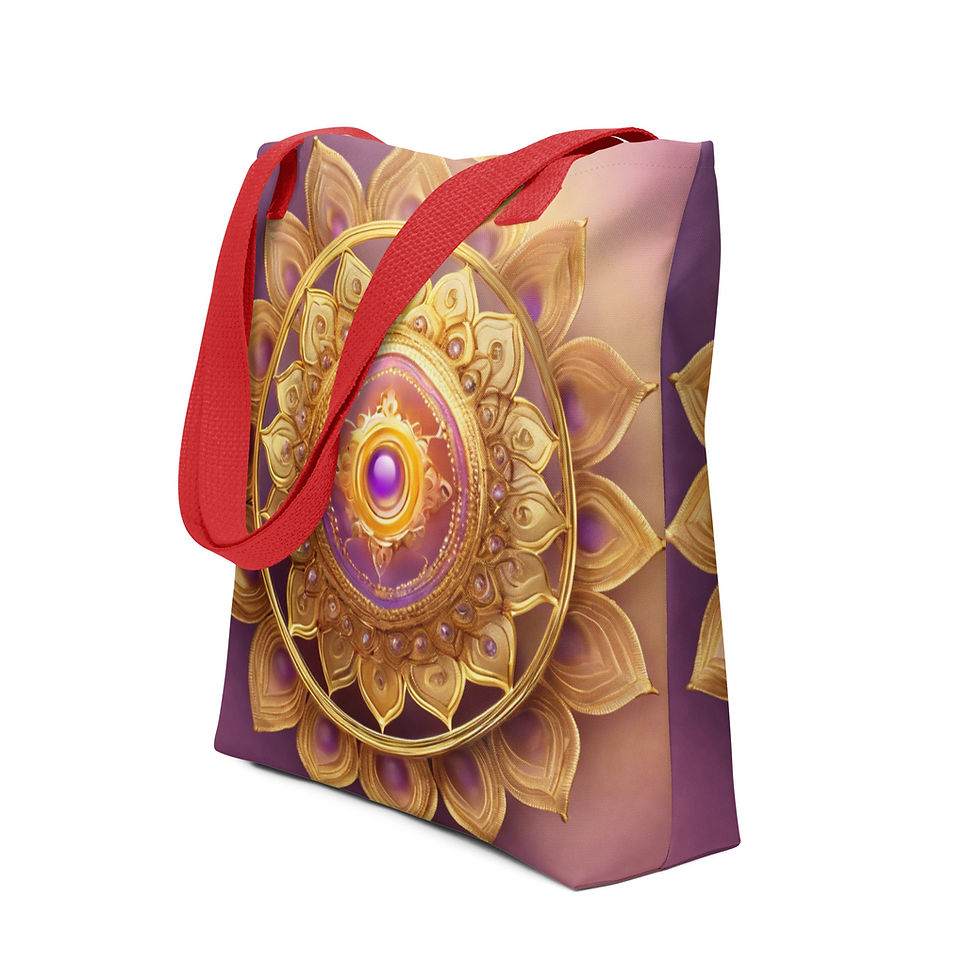 Thumbnail: Crown Chakra Tote bag