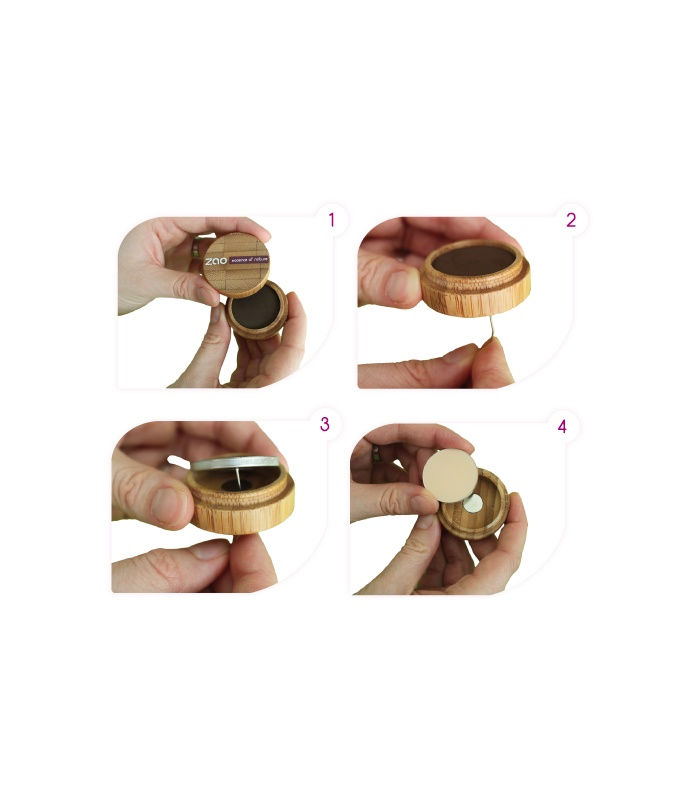 Miniature : Recharge Fard à Paupières nacré Argent 114R