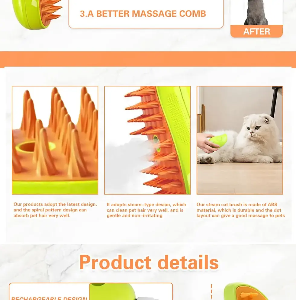 Thumbnail: SoftMist Pet Grooming Brush