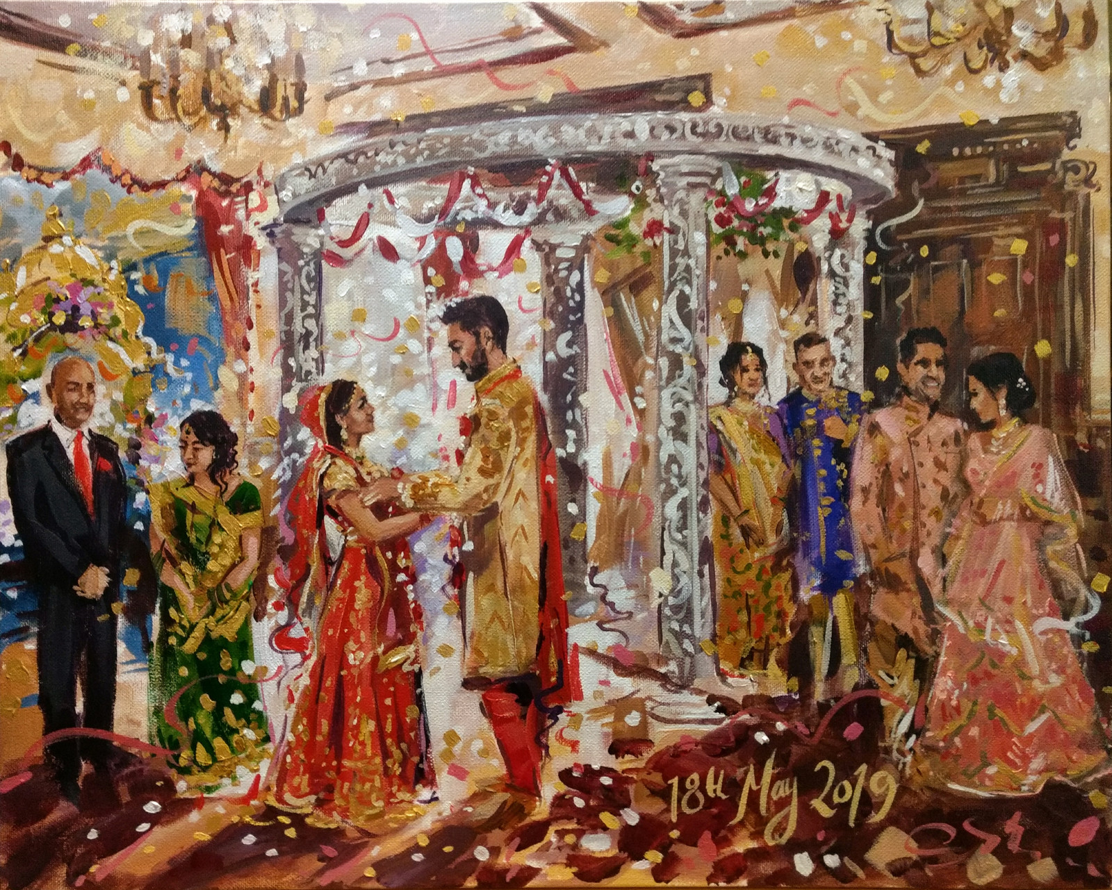 Stephanie Struth :: 2019 wedding painting portfolio