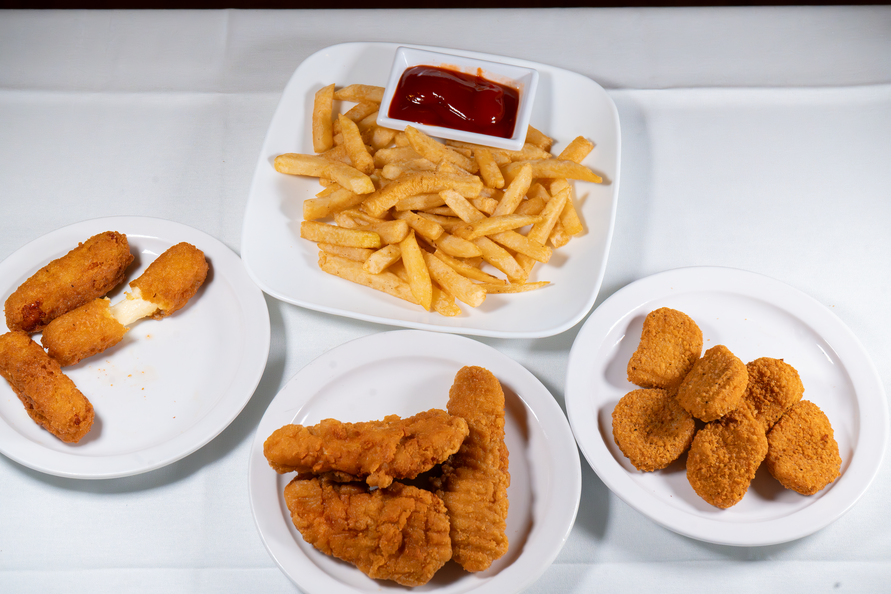 Arranged Food and Objects