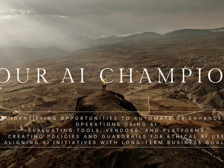 Do You Need a Champion for AI or a Chief AI Officer? Understanding the Difference—and Why Even Small Businesses Need One