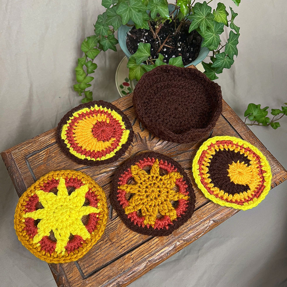 Thumbnail: Sun and Moon Coaster Set