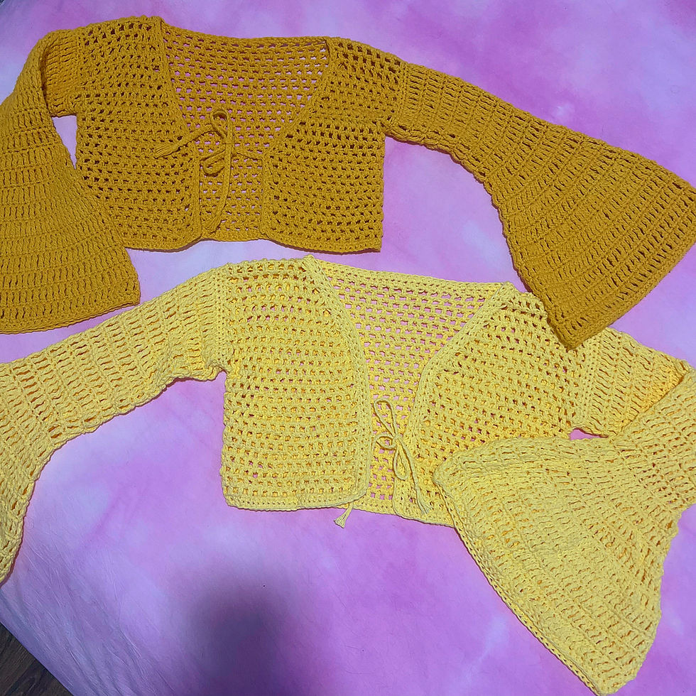 Thumbnail: Cropped Summer Cardigan (custom order)